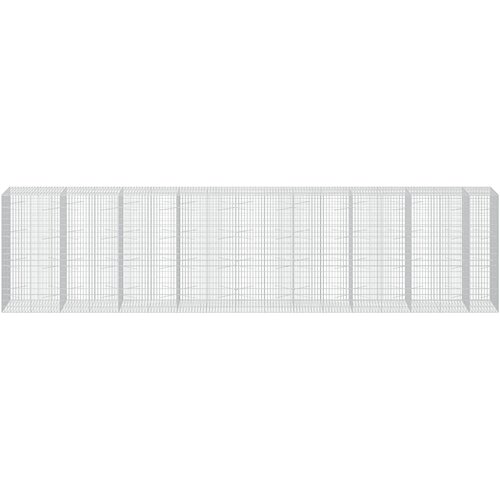  Gabion s žicom debljine 5 mm i mrežom 5x10 cm 850x100x200 cm Slike