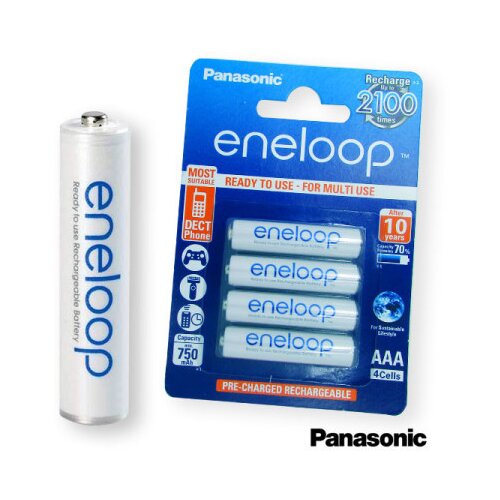 Panasonic NiMH AAA 1.2V 750mAh BK-4MCCE-4BE ENELOOP blister 4 ( cena po komadu ) ( 2108 ) Slike
