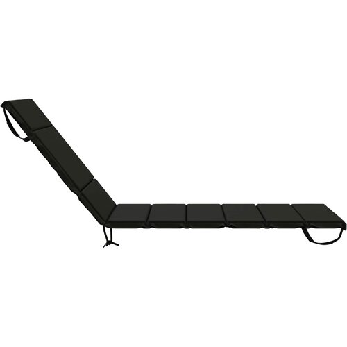  Jastučić za ležaljku GEMERT 100% poliester Crna 200 x 90 x 3 cm Slike