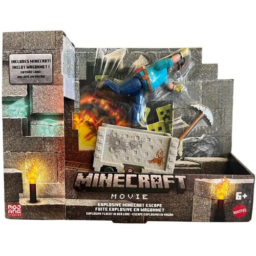 Mattel Minecraft Film - Steve i rudarski vagon komplet za igru - Cijene