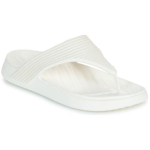 Crocs Japonke GETAWAY GEMS TRIANGLE FLIP Bež Slike