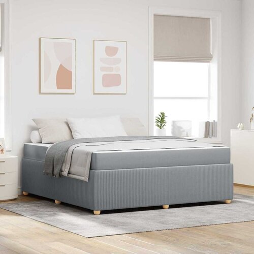 vidaXL Krevetna konstrukcija Ostalo Svjetlosiva 180 x 200 cm tkanina Cijene