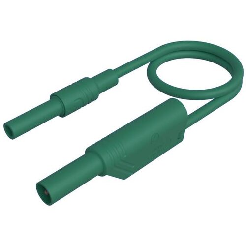 SKS Hirschmann MAL S WS-B 50/2\,5 gn varnostni merilni kabel 4 mm varnostna vtičnica 4 mm varnostni vtič\, z možnostjo zlaganja 50 cm zelena 1 kos, (20423381) Cene