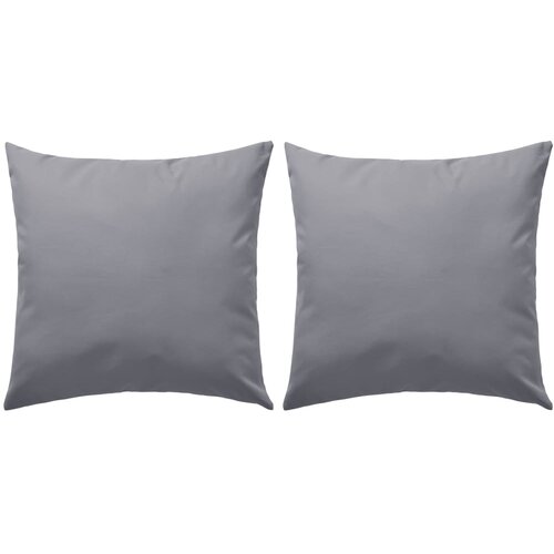 vidaXL Zunanje blazine 2 kosa 45x45 cm sive Cene