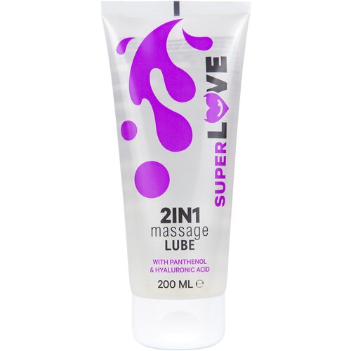 SuperLove 2in1 Massage Lube with Panthenol &amp;amp; Hyaluronic Acid 200ml Slike