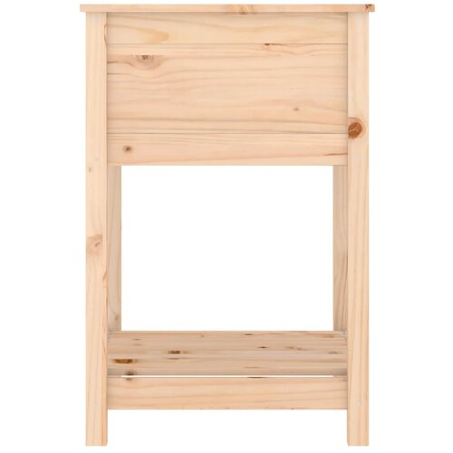  Sadilica s policom 54x54x81 cm od masivne borovine Slike