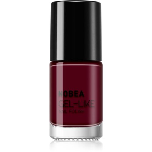 NOBEA Day-to-Day Gel-like Nail Polish lak za nohte z gel učinkom odtenek Dark cherry #N09 6 ml Cene