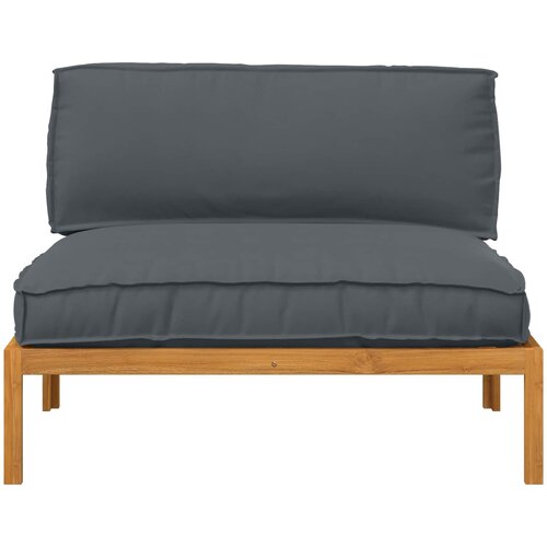  Set sofe Antracit 120 x 92 x 69 cm Čvrsto drvo akacije Slike