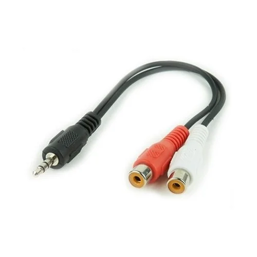 Audio kabl GEMBIRD CCA-406, 3,5mm stereo to 2 x RCA stereo, 0,2m