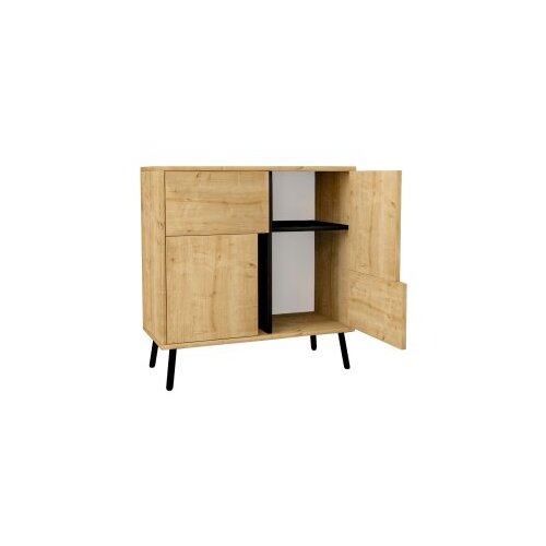Hanah home vi&amp;scaron;enamenski ormar darien sapphire oak black wood Slike