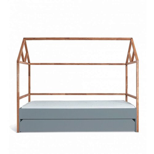 BELLAMY Lotta krevet kućica s ladicom 200x90 cm, grey Cijene