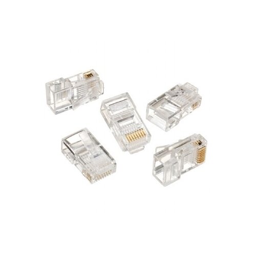 Konektor 10 komada LC-8P8C-002/10 GEMBIRD CAT6 RJ45 Slike