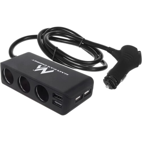 Maclean Polnilec za avto MCE117 3x 12V, 4x USB, (20443216) Cene