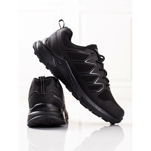 DK Black trekking shoes for men Softshell Slike