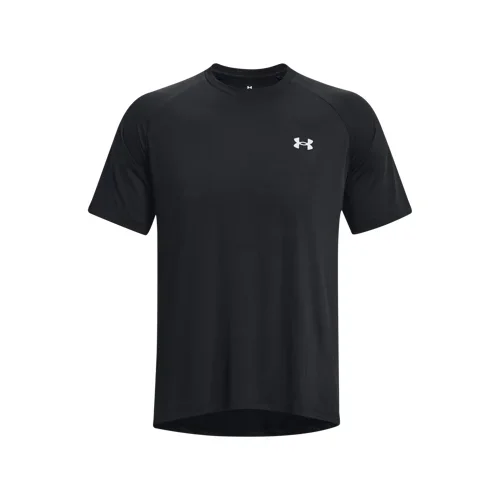 Under Armour UA Tech Reflective SS Shirt, Black/Reflective - L, (20613286)