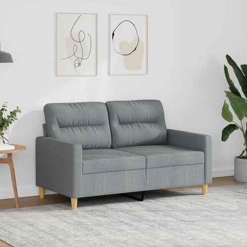  Dvosjed od tkanine svjetlosivi 120 cm Cene