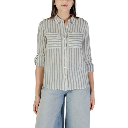 Street One Striped shirtcollar 345406 Zelena Slike