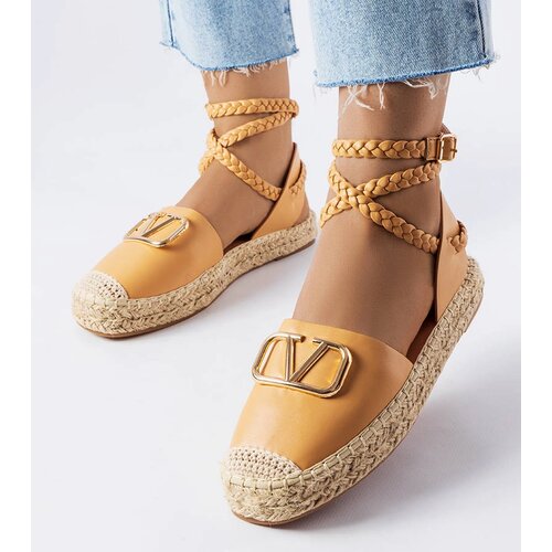 Gemre Brown lace-up espadrilles Parent Slike