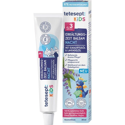 TETESEPT Kids noćni balzam za vrijeme prehlade - 30 ml Slike