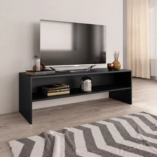 vidaXL TV omarica črna 120x40x40 cm iverna plošča, (20621223)
