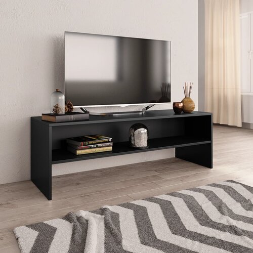 VidaXL TV ormarić od iverice crni 120 x 40 x 40 cm Slike