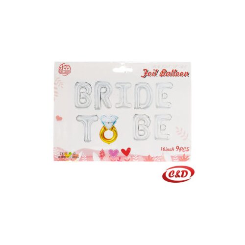  Balon set Bride to Be Slike