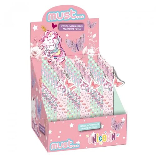 Officecom Must olovka suha sa priv.gum. Unicorn leptir 36/1 Cene