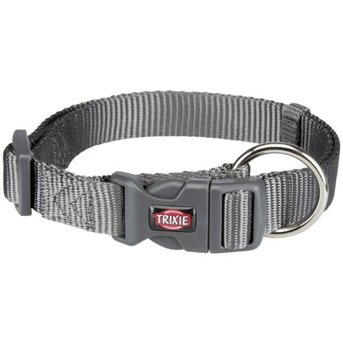 Trixie ovratnica za pse Premium M-L 35-55 cm/20 mm siva Cene