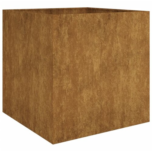 Maison Chic Cvetlično korito - Cvetlični Lonec 80x80x80 cm corten jeklo, (21789462) Cene