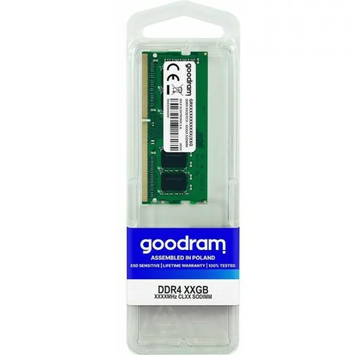 Goodram RAM za prenosnik DDR4 SODIMM 8GB 3200MHz GR3200S464L22S/8G