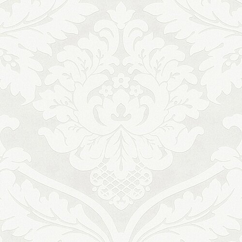 A.S. CREATION TAPETEN flis tapeta Flock (Metalik-bijela, 10,05 x 0,53 m) Slike