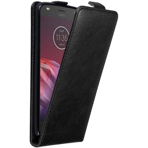 Cadorabo Ohi&scaron;je, združljivo z Motorola MOTO Z2 v nočna črna - Za&scaron;čitni ovitek v obliki flipa z magnetnim zapiranjem, (20564163) Cene