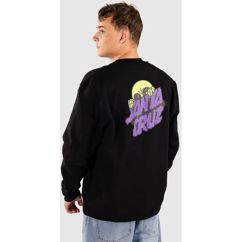 Santa Cruz Knibbs Alien Stacked Strip Pulover black Cene
