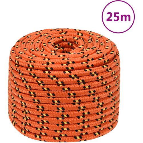 vidaXL vrv za čoln oranžna 14 mm 25 m polipropilen Cene