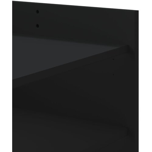  Stolić za kavu crni 100 x 50 x 50 cm od konstruiranog drva Crna Slike