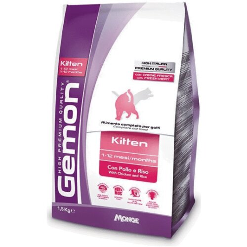 Gemon cat kitten with chicken and rice - 1.5 kg Cene