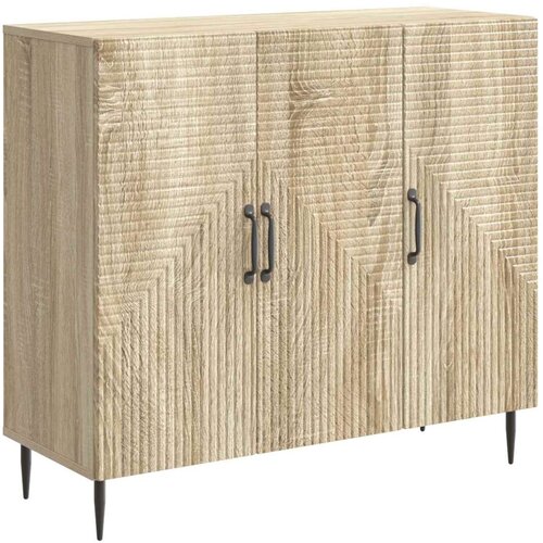  Kreveta Hrast sonoma 89 x 34 5 x 80 cm Konstruirano drvo - Hrast sonoma Cene