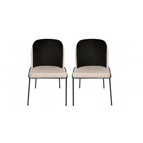 HANAH HOME Set stolica (2 komada), Crno
Krema