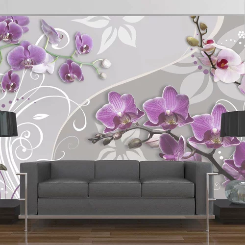  tapeta - Flight of purple orchids 250x175