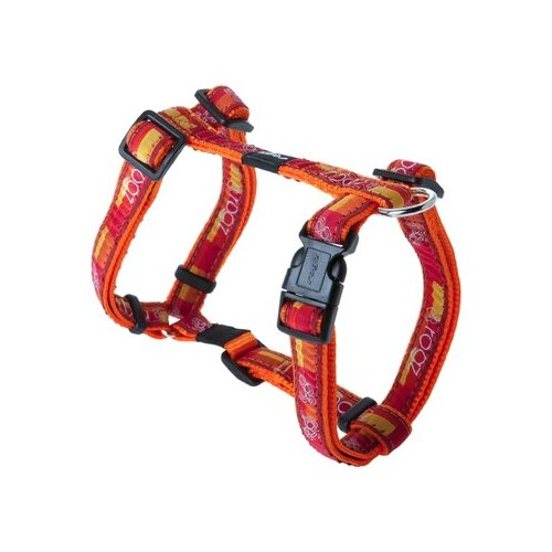 Rogz jellybean klasični am za pse tango paws, 1800/11mm, crveni Slike