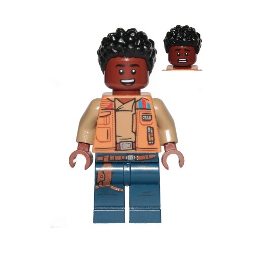 Lego Star Wars sw1066 Finn - Medium Nougat Jacket, Dark Blue Legs with Holster Cene