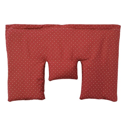 TORF Jastuk za vrat s p&scaron;eničnim zrnom, crveni s bijelim točkicama, 40 x 25 cm Cijene
