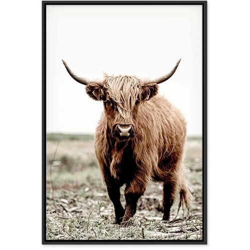  Slika - Young Stag (1 Part) Vertical 60x90 U crnom drvenom okviru Slike