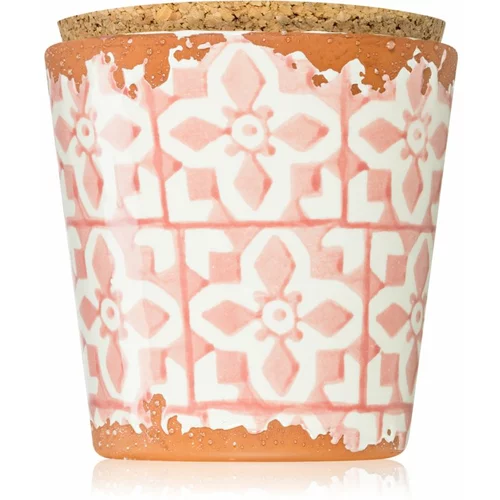 Wax Design Mosaic Pink dišeča sveča 10x10 cm