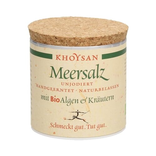 Khoysan Meersalz Morska sol z BIO morskimi algami in zelišči - 200 g Cene