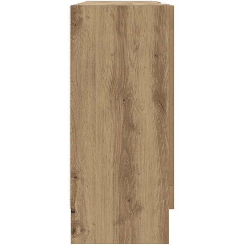  Komoda boja hrasta artisan 120x30,5x70 cm od konstruiranog drva Smeđa Slike
