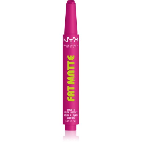 NYX Professional Makeup Fat Matte balzam za ustnice z mat učinkom Fluffy Fuchsia 2 g Cene