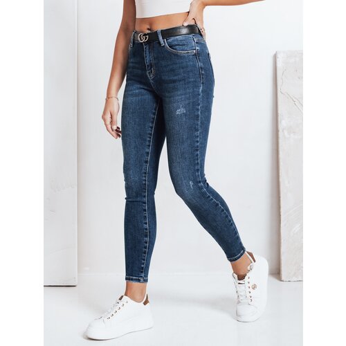 DStreet Jeansy damskie skinny niebieskie Cene