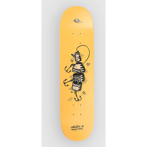 Arbor Whiskey 7.75&amp;quot; Upcycle Skateboard deska yellow Slike