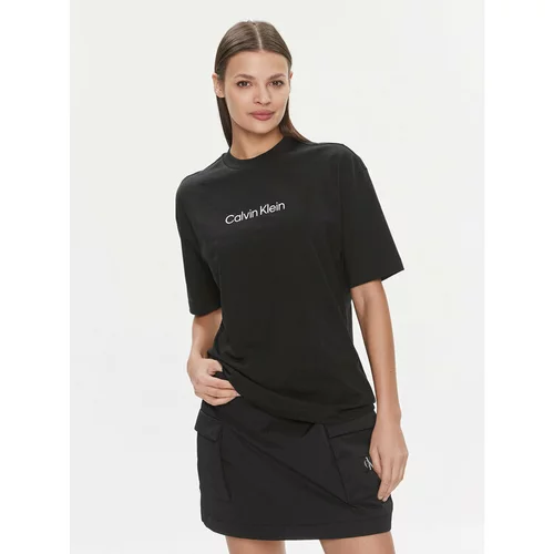 Calvin Klein Majica Hero Logo Oversized T Shirt K20K206778 Črna Regular Fit